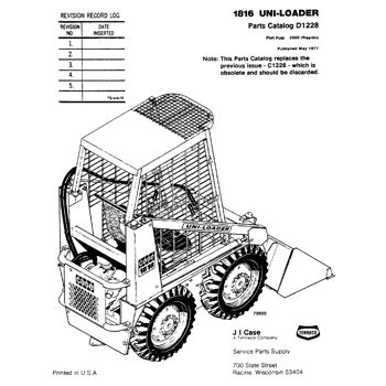 case uniloarder 1816 skid steer serial number 9831340|Case 1816 skid steer loader: Specifications and technical data.